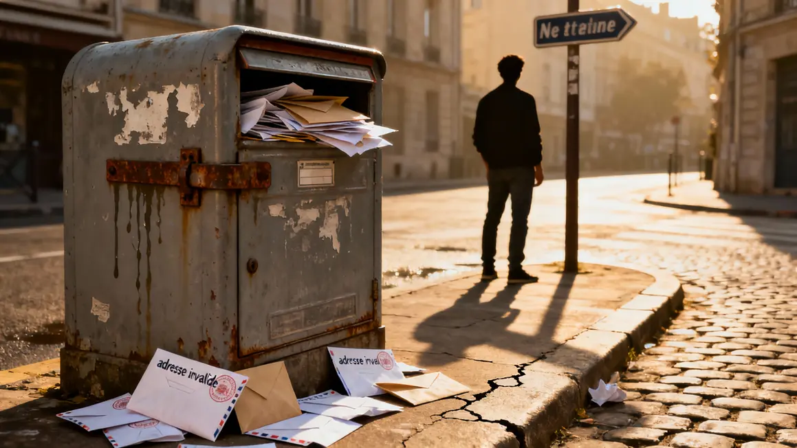 boite aux lettres courriers retour adresse invalide changement rue