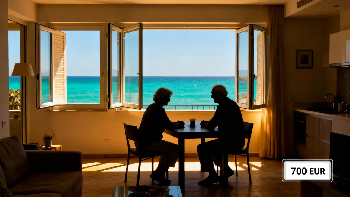 Appartement retraite vue mer Sardaigne 700 euros