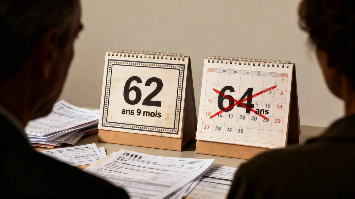 Calendriers âge départ retraite suspension