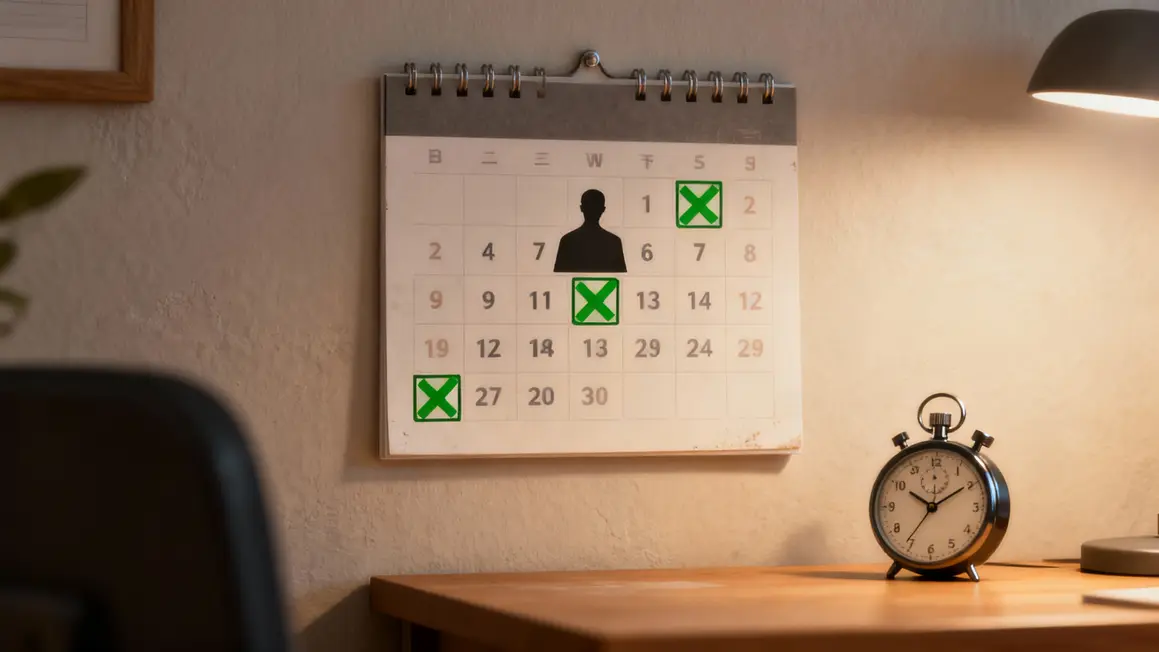 calendrier coche progression objectifs motivation