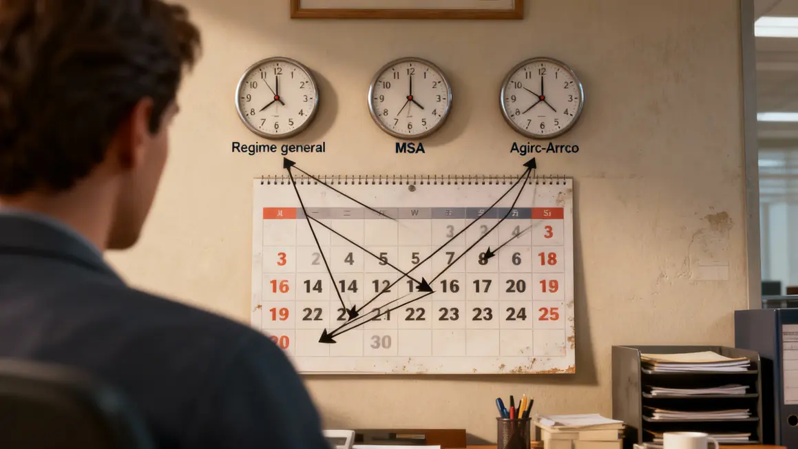 Dates versement pension régimes