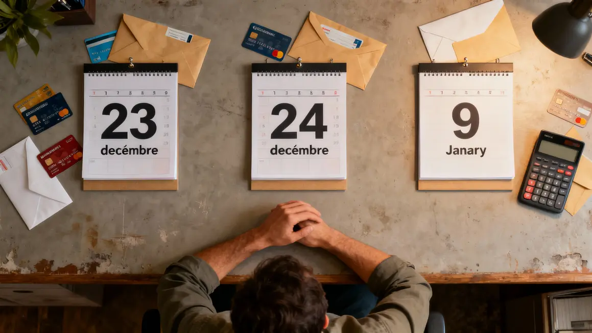 Calendrier pensions 23 24 décembre 9 janvier