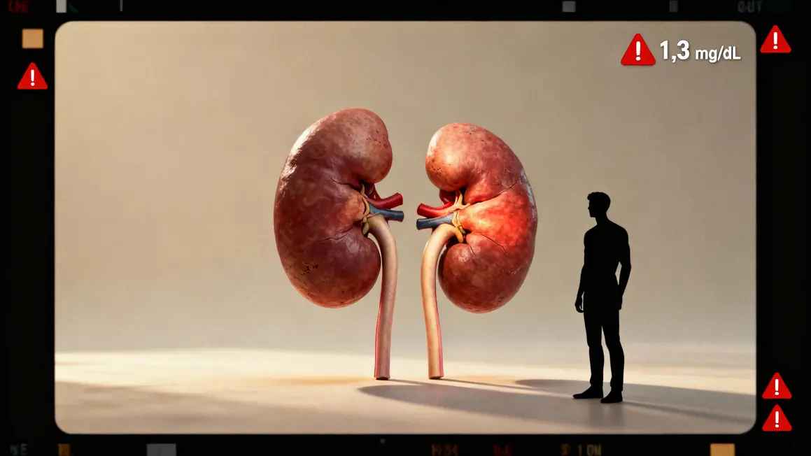 graphique reins creatinine elevee risque