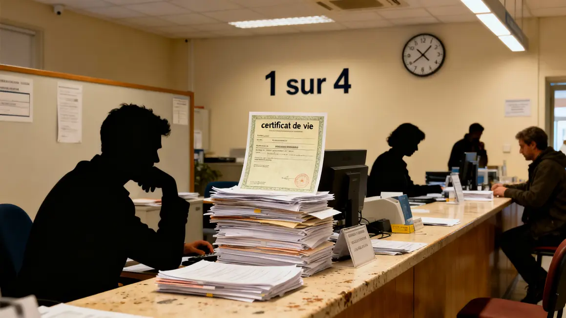certificat de vie pension retraite attente administratif