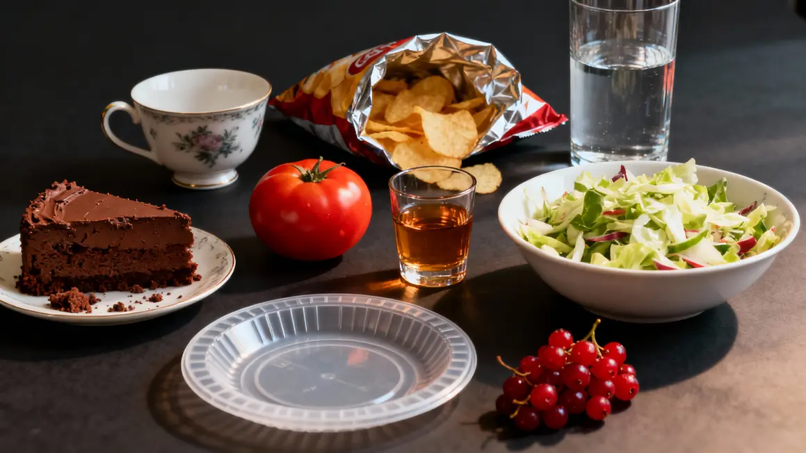 Icônes aliments à éviter le soir pour la vessie