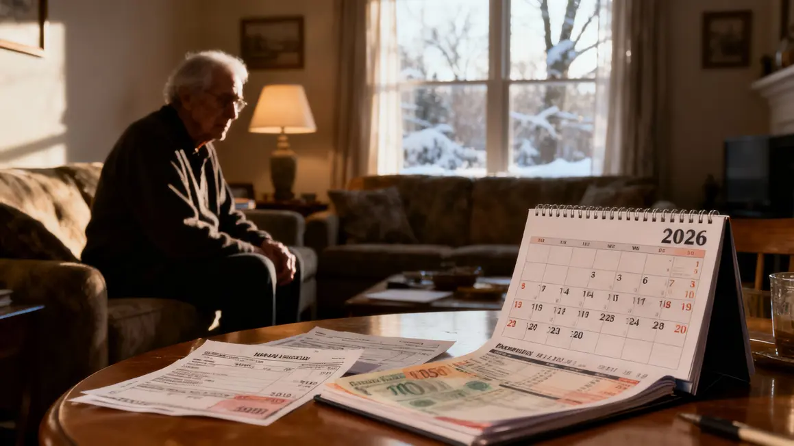 Seniors inquiets devant documents gel pensions 2026