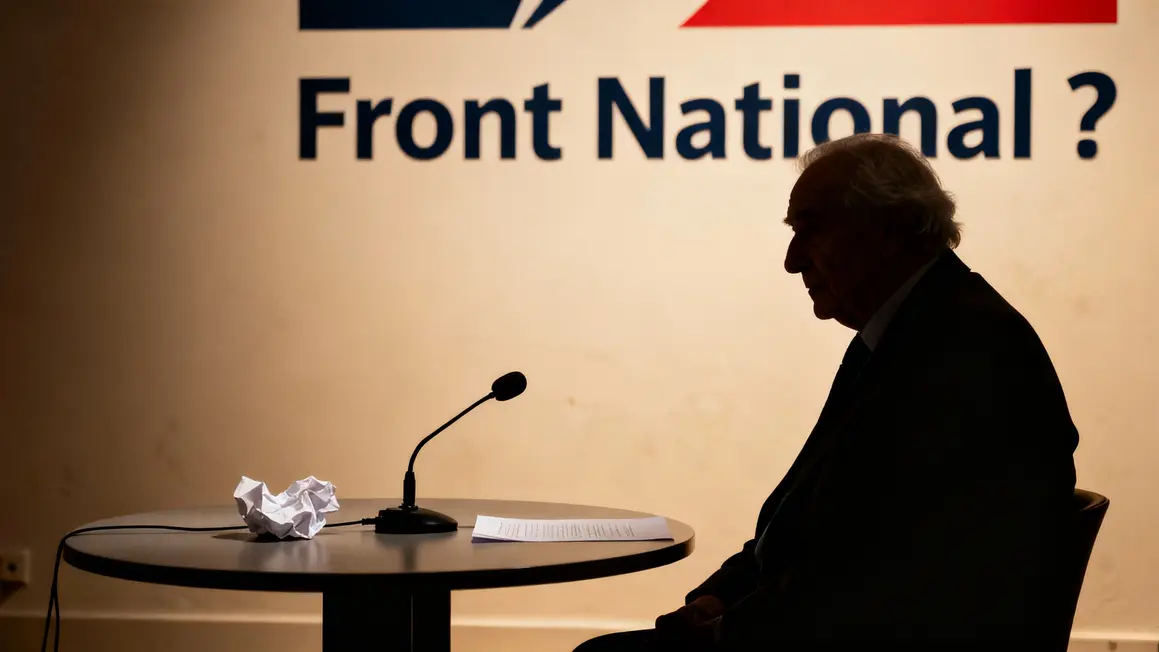 Table ronde tendue discussion Alain Souchon Front National 2027