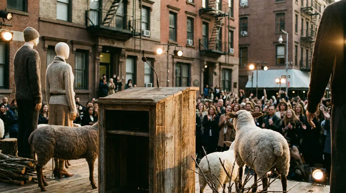 podium defile new york laine mode engagement