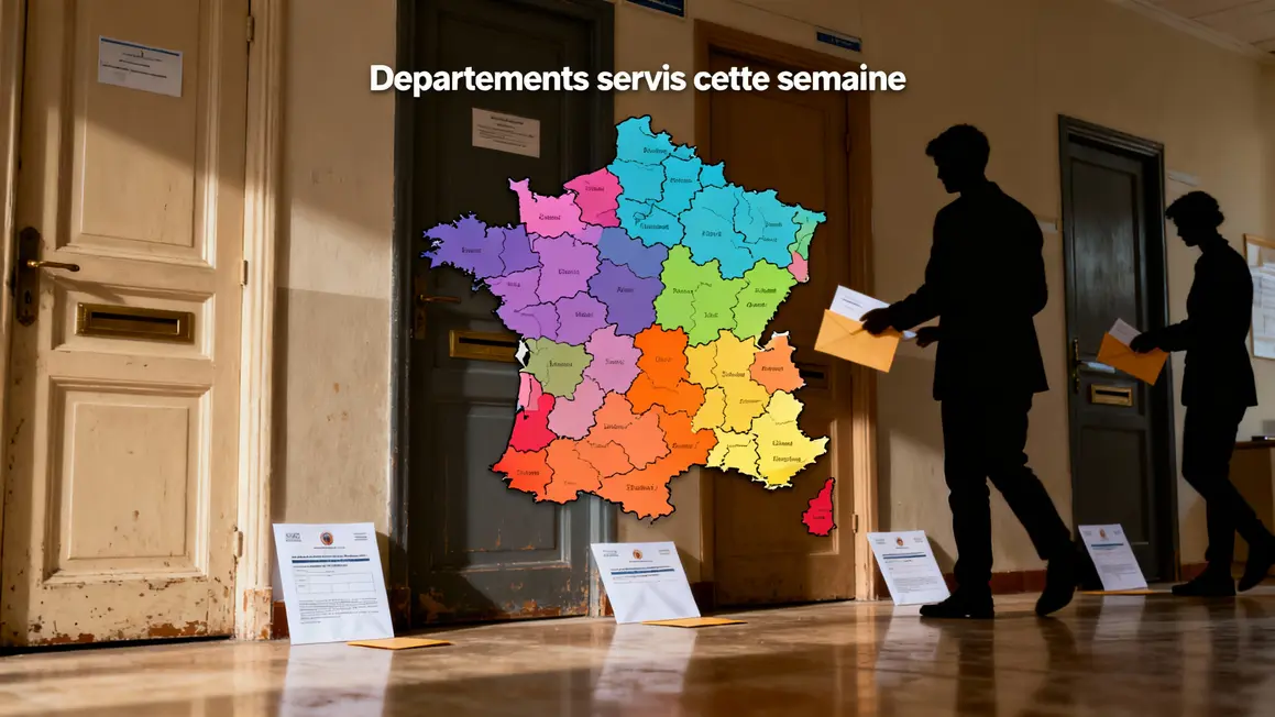Carte France départements servis chèque énergie lettres déposées
