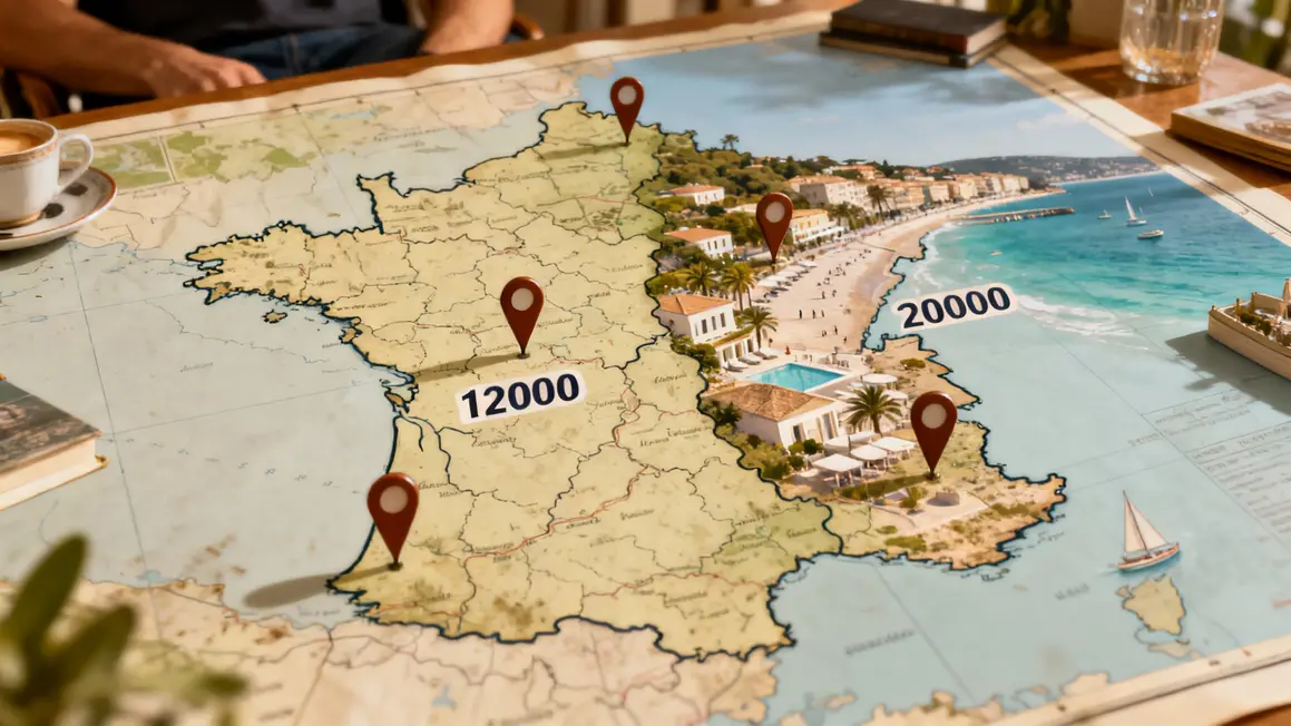 Coût mariage France, régions, écarts prix, ruralité chic