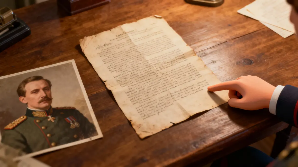 Document ancien et portrait Pétain mémoire collective