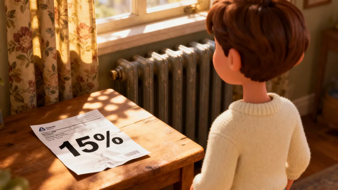 facture energie chauffage baisse 15 pourcent