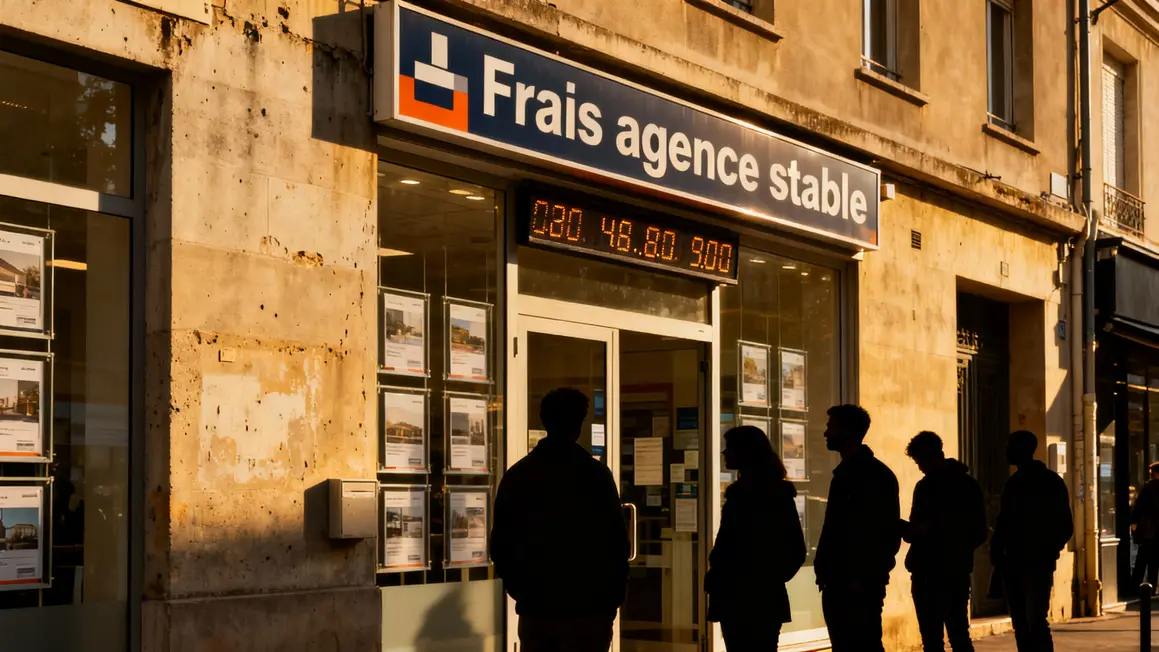 File attente agence immobilière frais agence