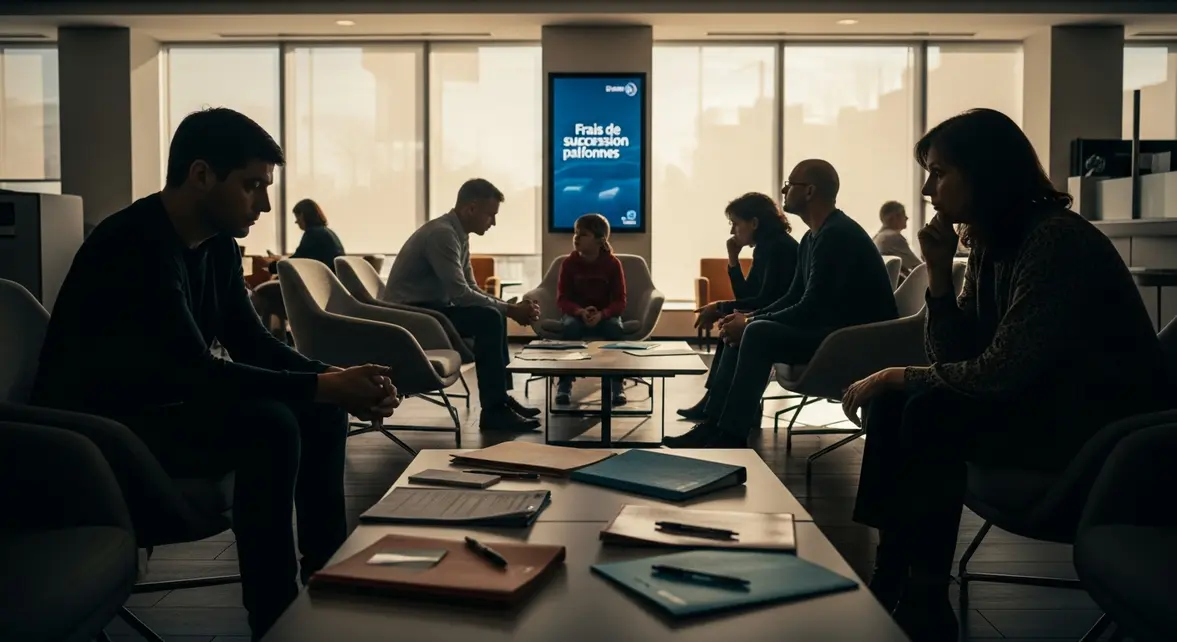famille attente banque frais succession