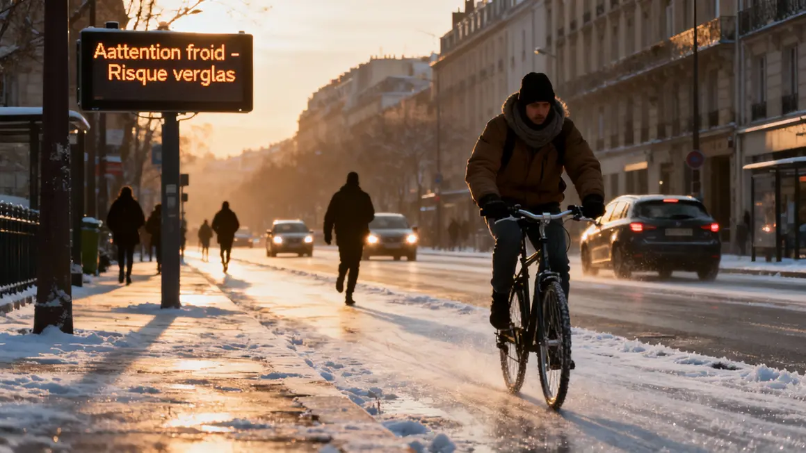 impact froid verglas paris circulation