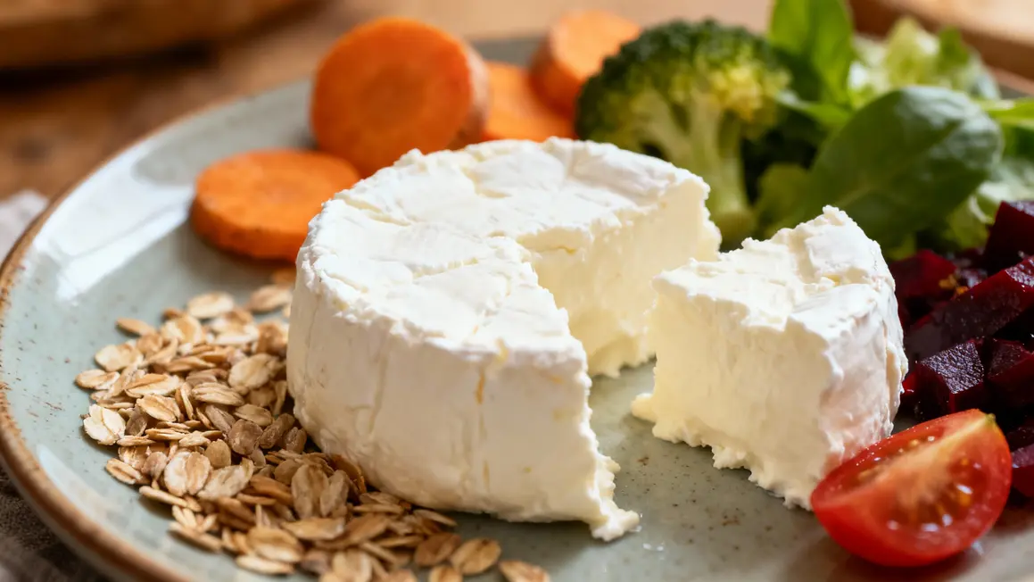 assiette fromages légers portions individuelles repas équilibré