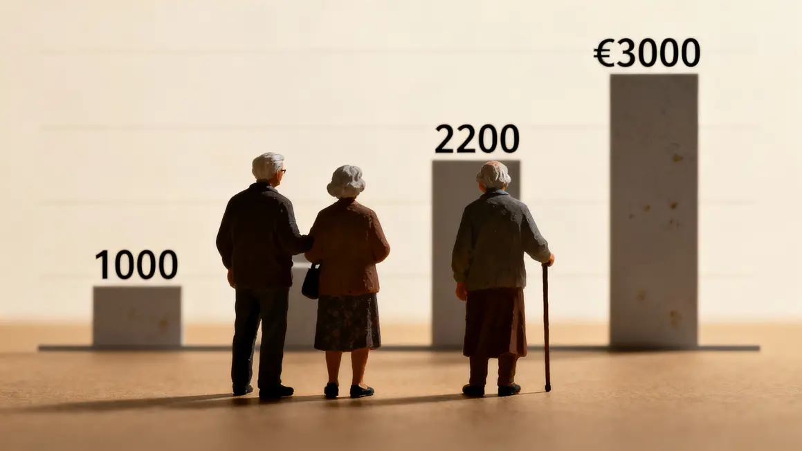 Barres 1000 2200 3000 euros revenus retraite