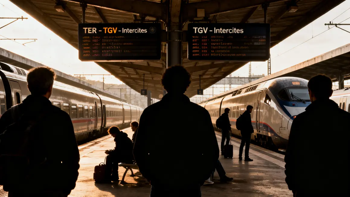 grève nationale transport sncf gare fermée