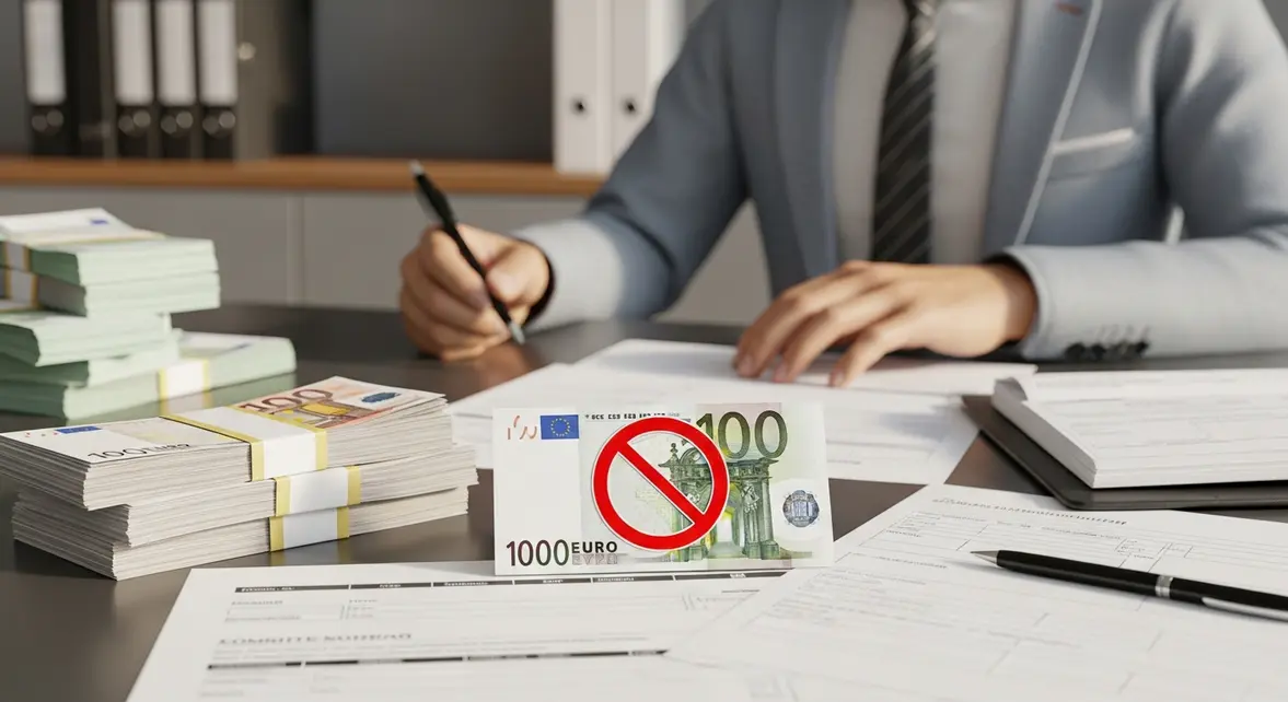 Interdiction paiement espèces 10000 euros