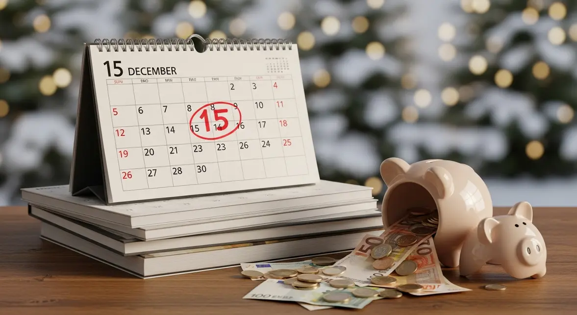Calendrier décembre et tirelire Livret A intérêts