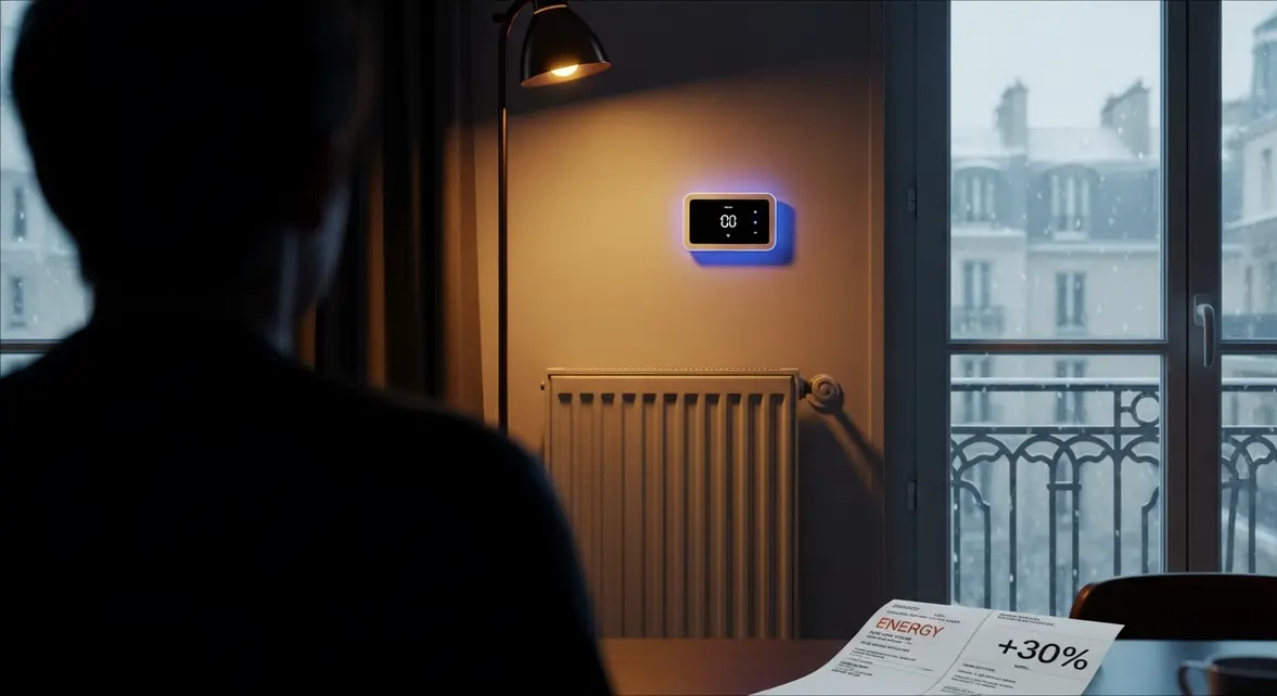 chauffage connecte radiateur moderne facture energetique