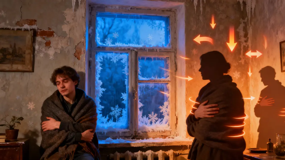 froid murs fenêtres courant air