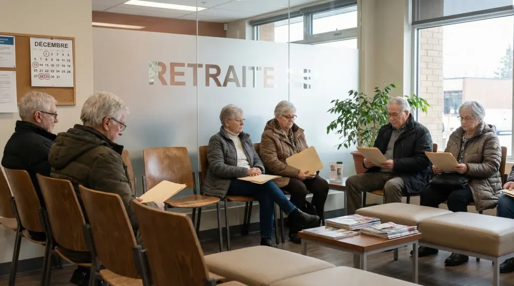 Salle attente retraite seniors dossier decembre