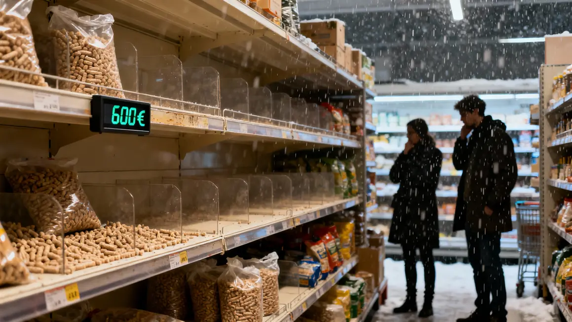 Rayon vide pellets prix eleve supermarche