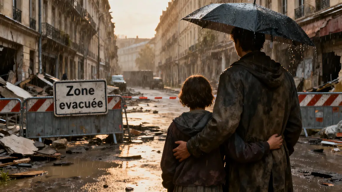 Rues détruites Hawkins catastrophe Stranger Things