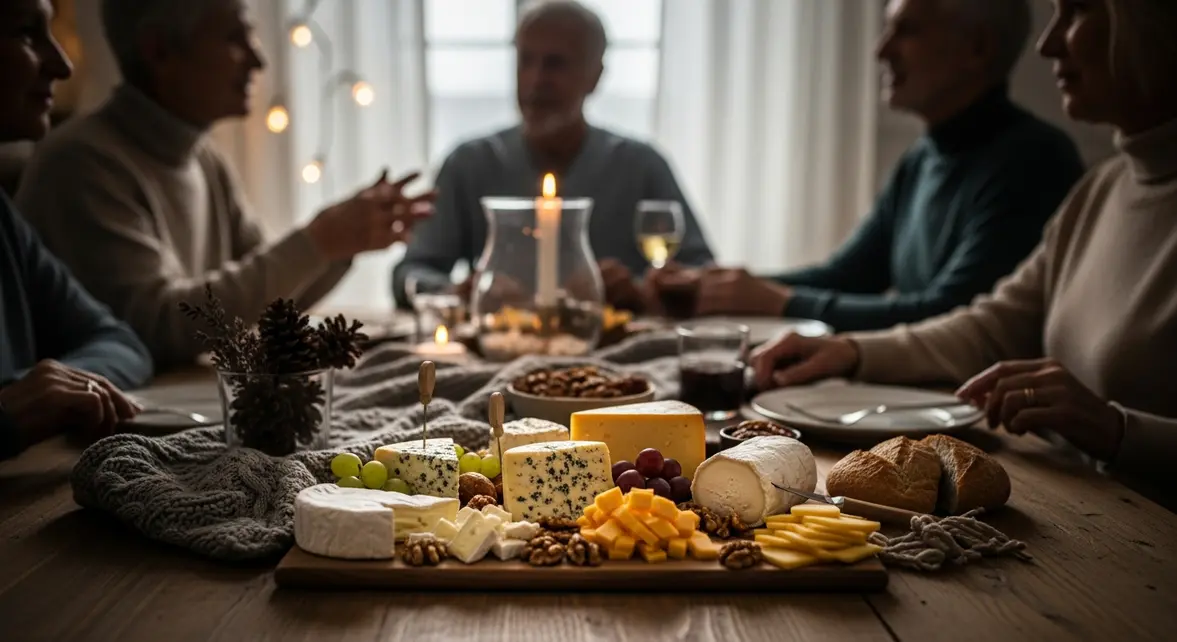 plateau fromages hiver table seniors ambiance chaleureuse