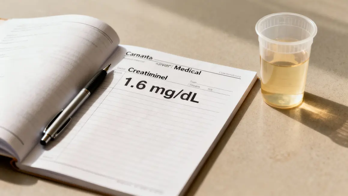 taux de créatinine carnet santé rénale