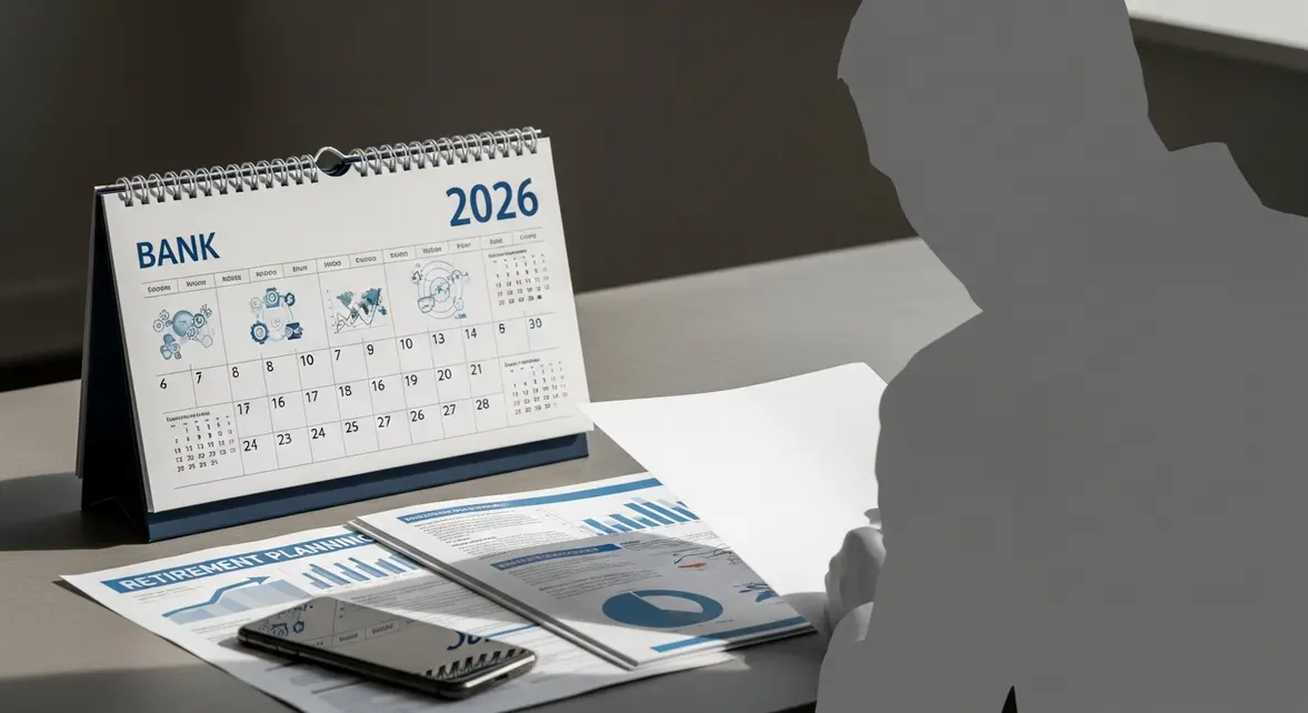 calendrier bancaire 2026 versement pensions retraite