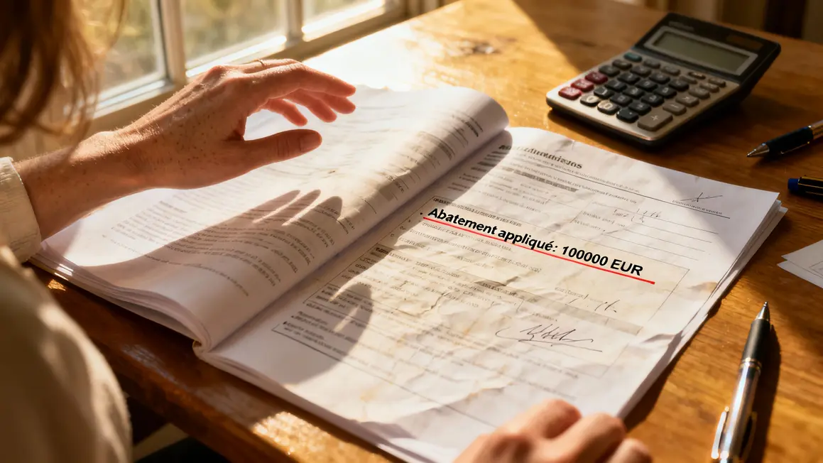 abattement succession document administratif français