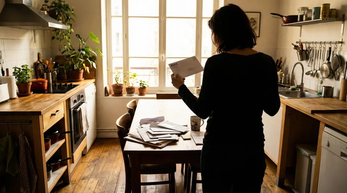 ouverture lettre mairie erreur administrative cuisine