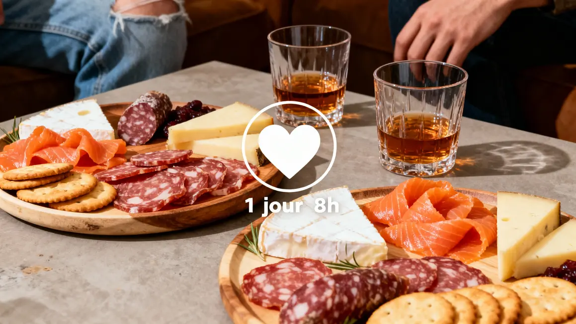 Alcool sel coeur alerte repas Noël
