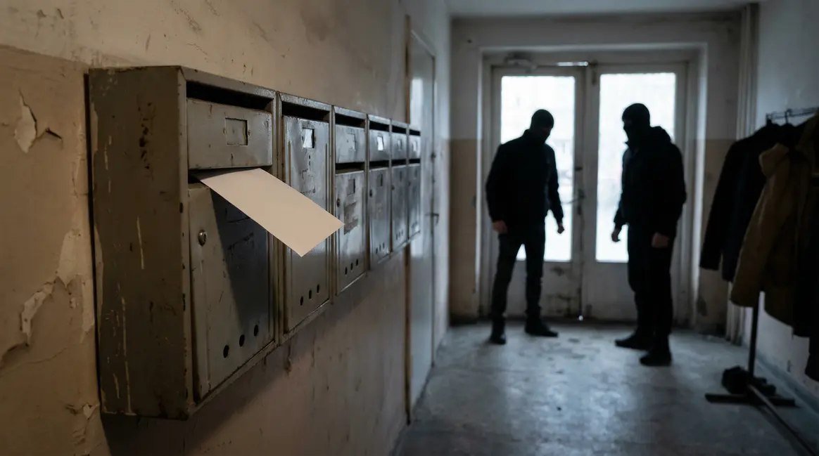 Courrier anonyme dans hall d'immeuble à Niort