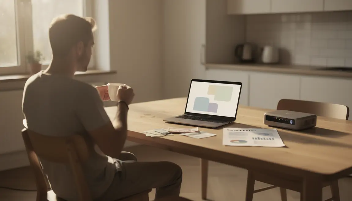 Box internet et depense electricite en cuisine moderne