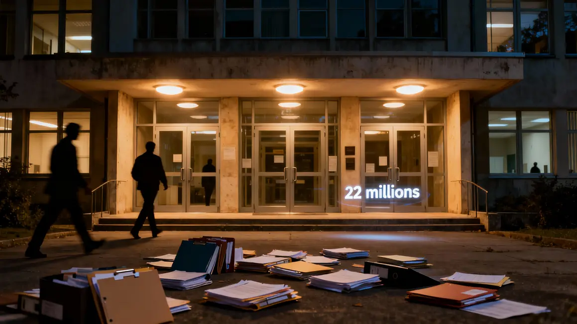 Immeuble administratif nuit 22 millions fichiers fuite de données