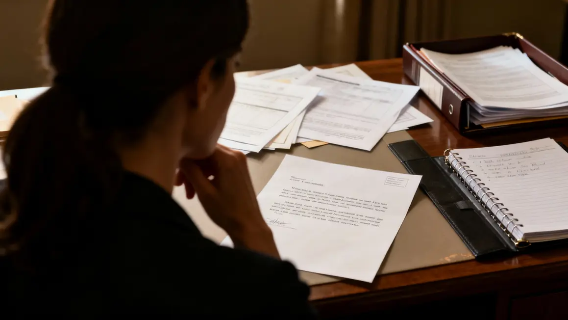 femme administrative lettre transition retraite