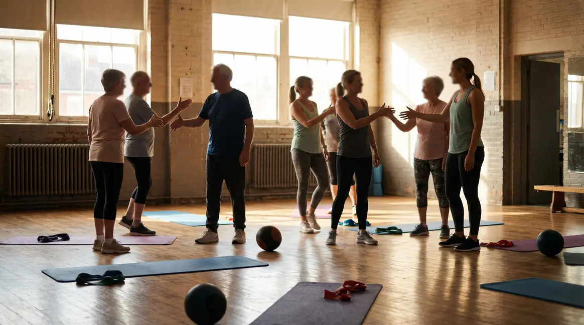 seniors et animateurs gymnase challenge