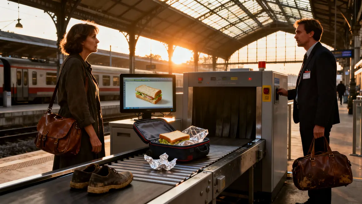 Agent contrôle sandwich Eurostar Lille