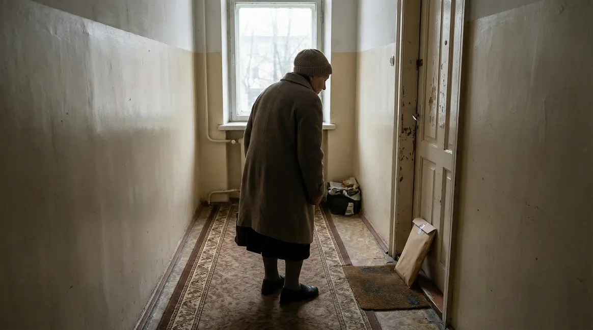 Enveloppe sur le palier à Lille, soutien senior