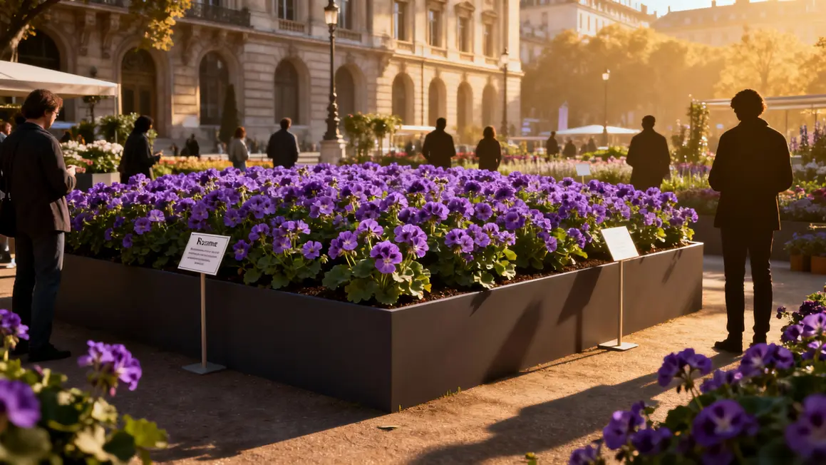 stand geranium rozanne chelsea flower show