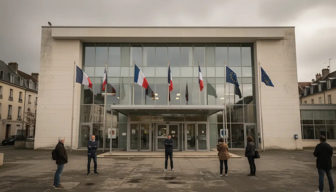façade mairie Chessy atmosphère tendue OQTF