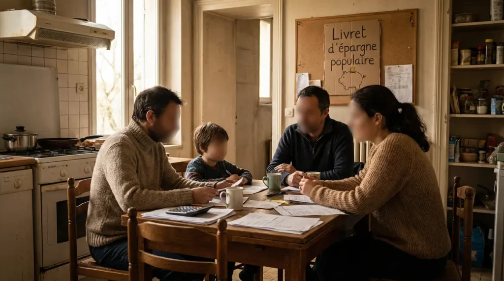 famille modeste discute livret epargne populaire