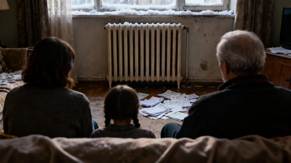 Famille senior salon froid DPE E précarité