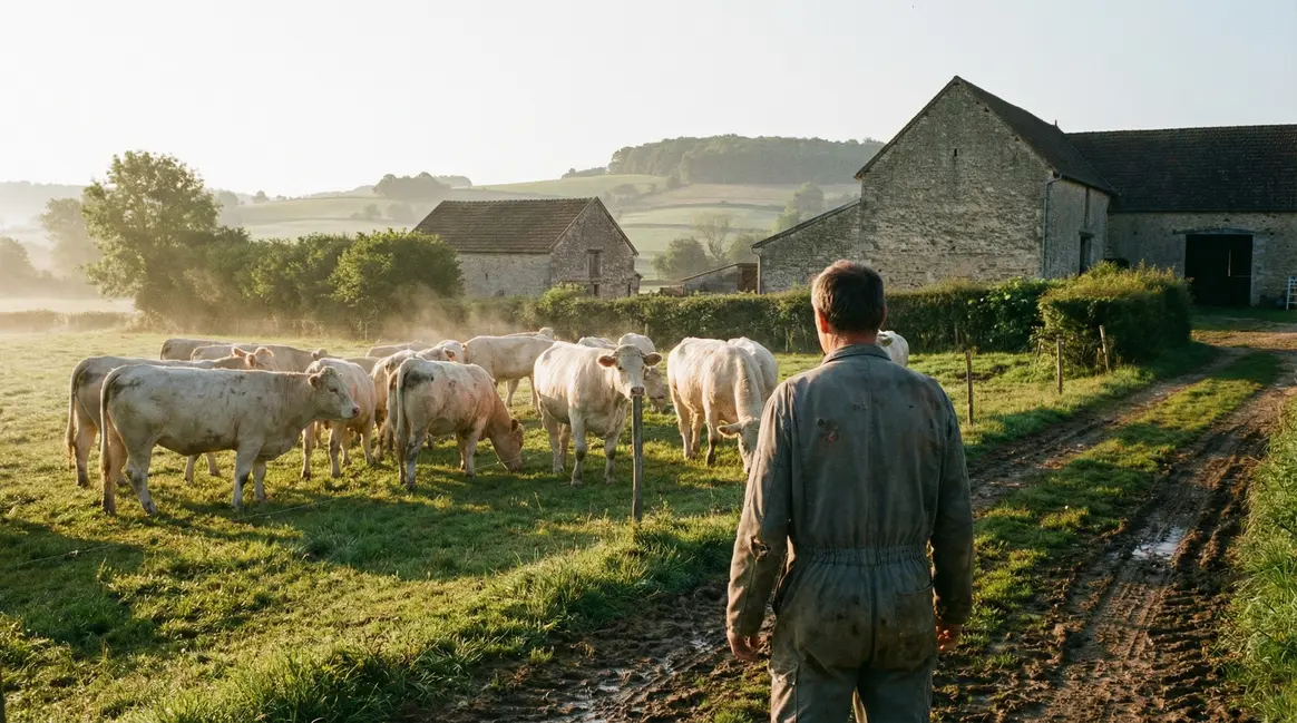 ferme bio de xavier blandin vaches espoir bourgogne