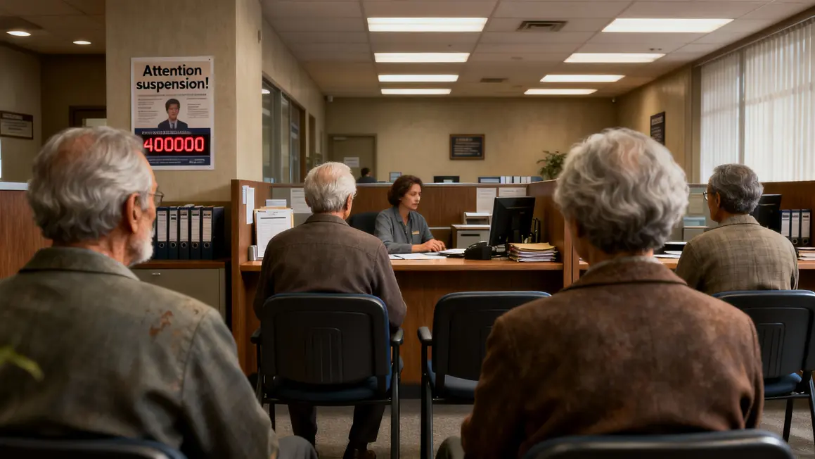 Retraités file banque risque suspension pension
