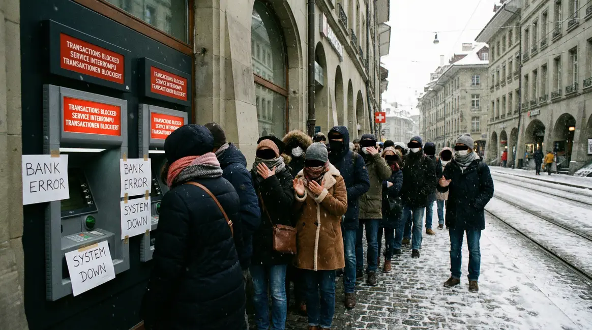 personnes banque distributeur virements bloques hiver
