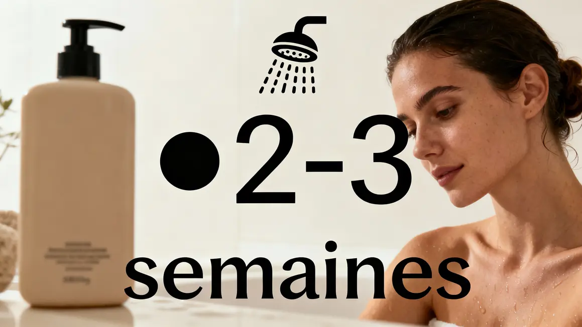 Tableau fréquence douche recommandée senior